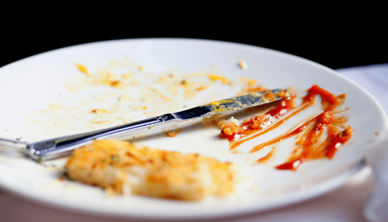 When you've finished your meal When you've finished your meal