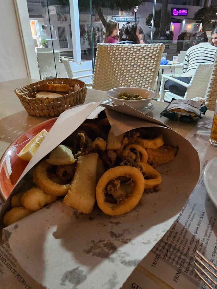 Chips and tapas in Sevilla