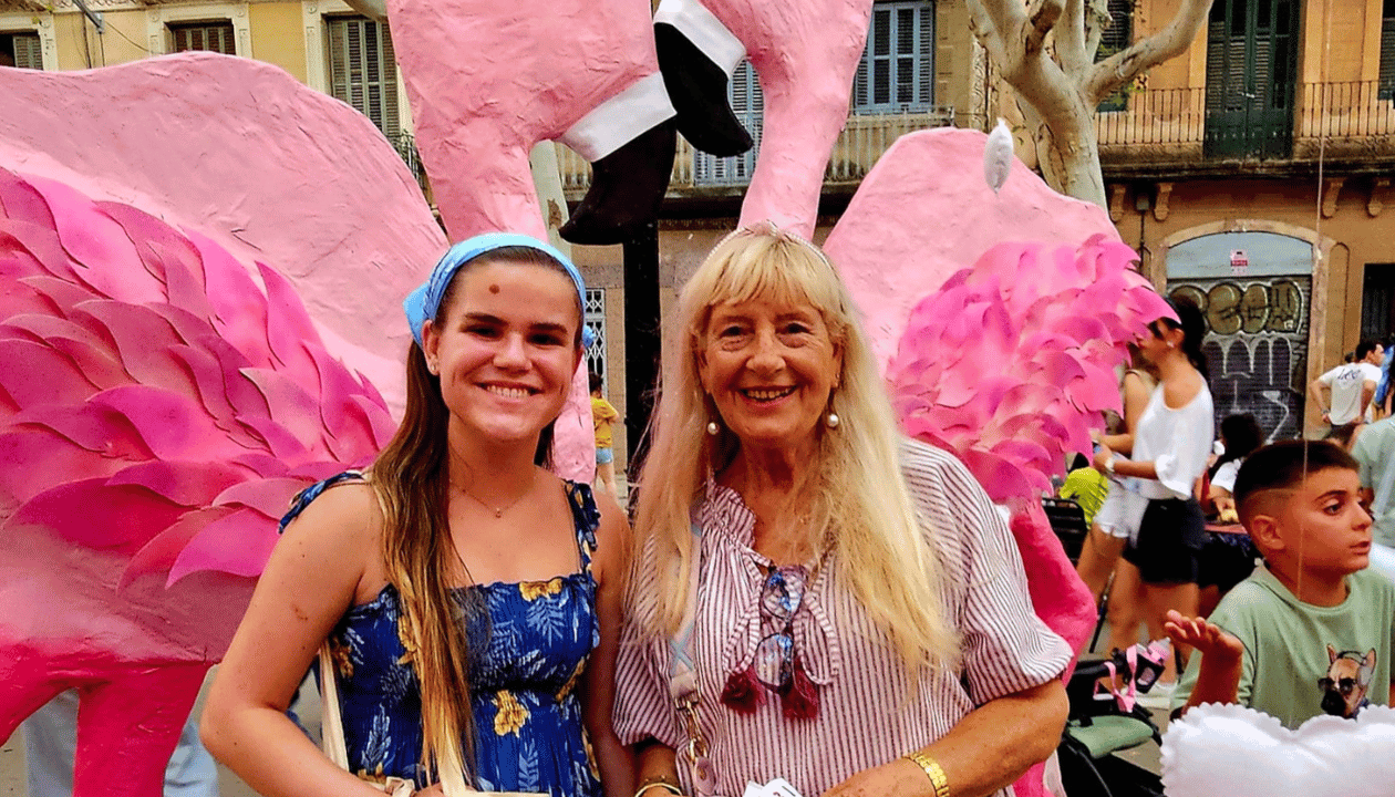Festes de Gràcia with My Mum