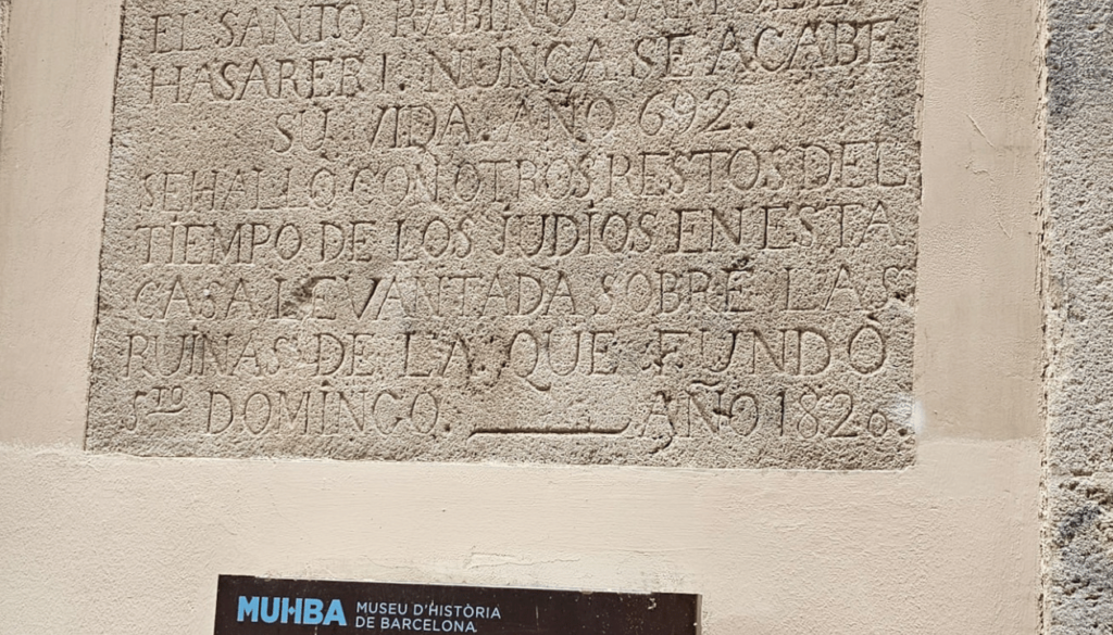 c. Carrer de Marlet and Hebrew Inscriptions