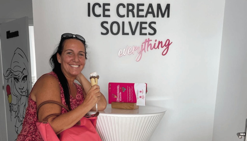 Monica at La Jijonenca, Premià de Mar – Ice Cream Solves Everything