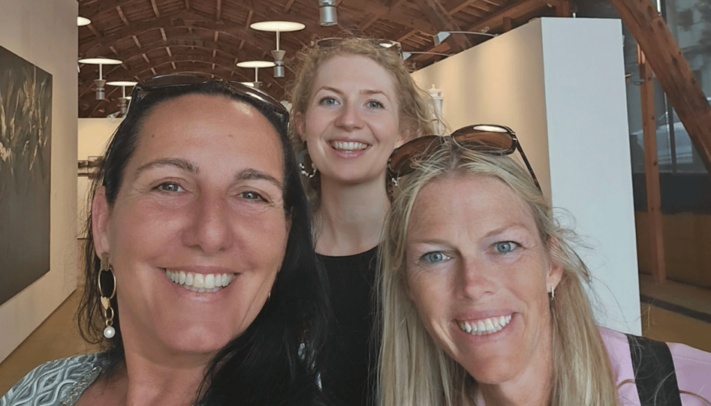 Karen, Monica, and Riona at La Nau Gaudí – Inspired by Gaudí’s First Work, Mataró