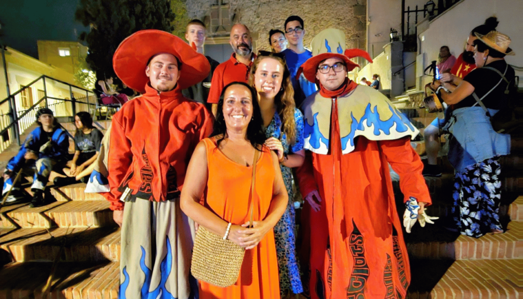 Elaine, Monica, and Friends at Cabrils – Celebrating Festa Major de Santa Helena