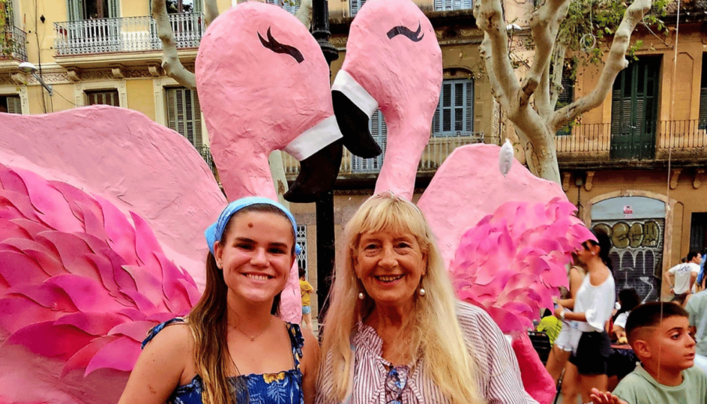 Fallon and Monica’s Mum at Providència – Flamingo Street Decor, Barcelona