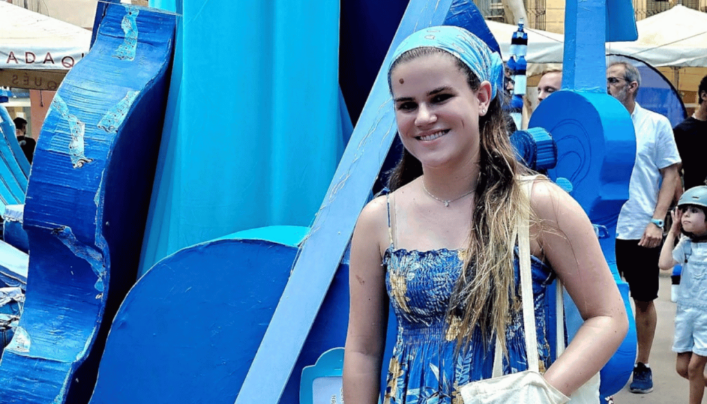 Fallon at Verdi – Blue Jazz Street Installation, Barcelona
