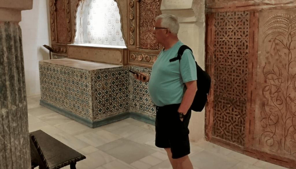 Not just a castle—it's a classroom! Paul discovering the past at Castillo de San Marcos