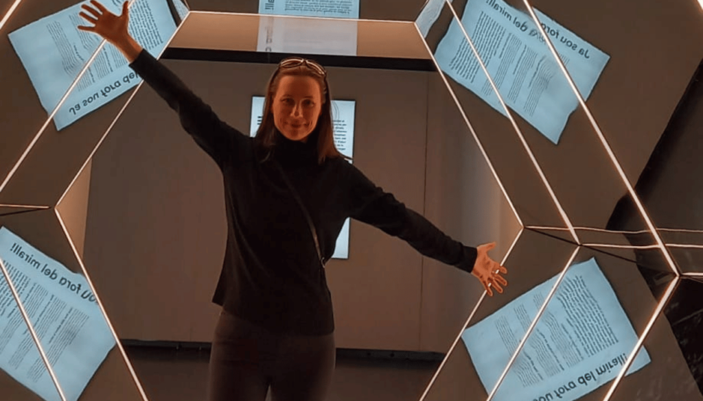 Dana explores Ágora at the City of Arts and Sciences