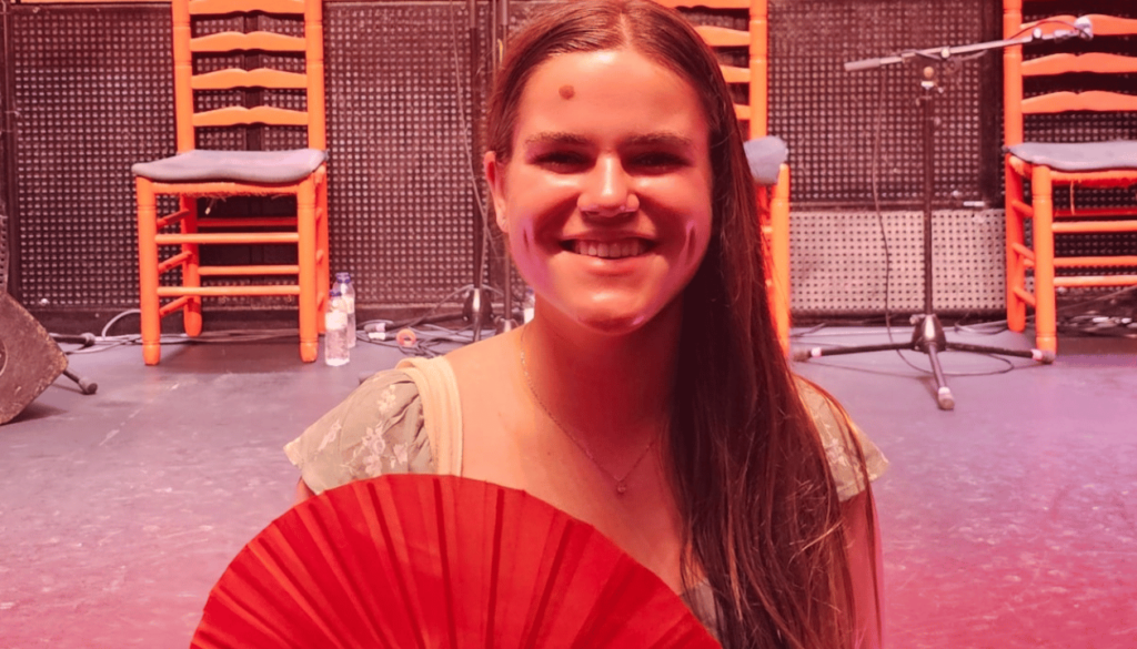 Fallon at at Flamenco Show