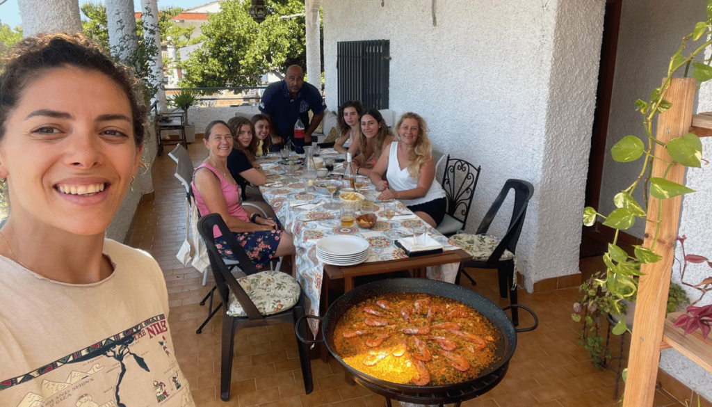 Paella Cooking with Friends
