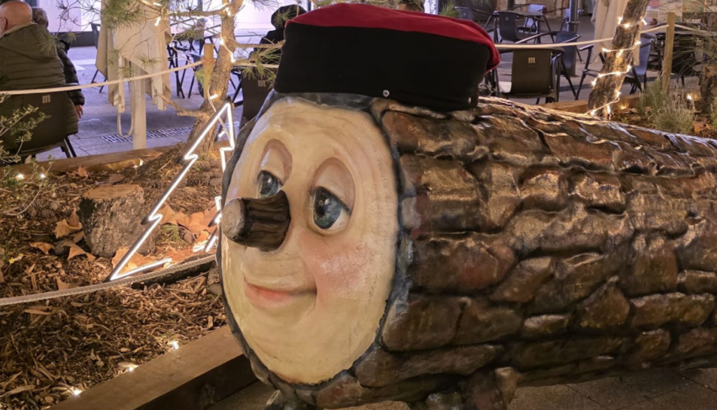 Catalonia: the Christmas log (yes, really)