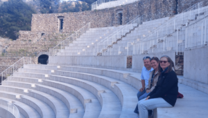 The Roman Theatre and the Forum Below