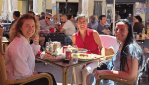 Enjoying a Delicious Local Lunch