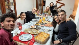 Christmas Eve and Kaveri's Vegetable Lasagne