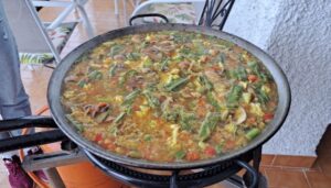 Cooking and Sharing Paella